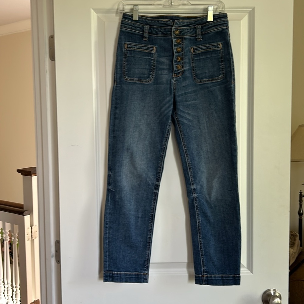 Anthropologie Pilcro high-rise slim jeans 28.
